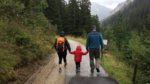 family hike